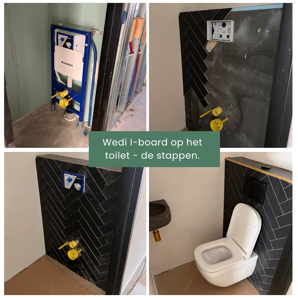 Wedi I-board Plus bouwplaat hangtoilet